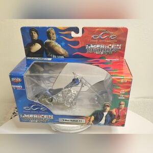 American Chopper 2004 Orange County Choppers 1:18 Motorcycle T-Rex Softail -Read
